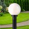 Westinghouse Fixture Post Top Outdoor Lantern 100W, Black Poly Glassobe Opal Acrylic 6123000 - alternate 6